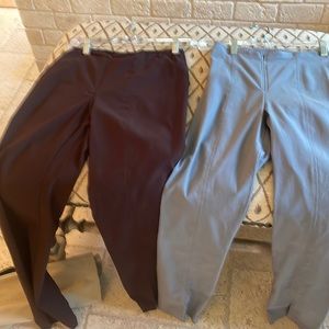 new pair of mesmerize pants -excellent condition -gray and brown